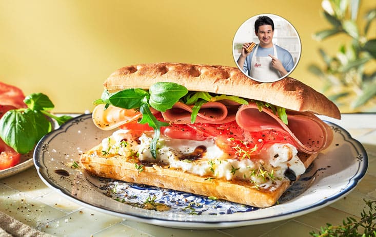 Mortadella panini - Opskrifter | Pågen